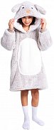 Cozy Noxxiez mikinová deka pro děti 7-12 let - Králík