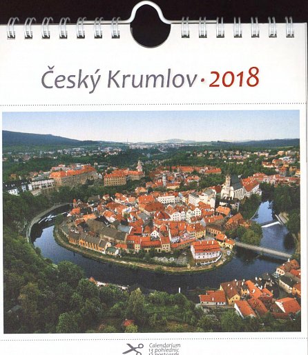 Náhled Kalendář pohlednicový 2018 - Český Krumlov/letecký