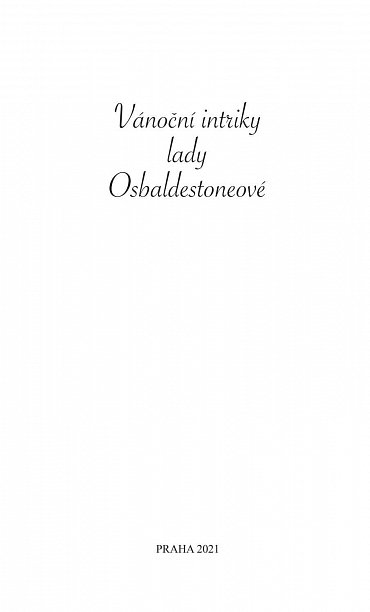 Náhled Vánoční intriky lady Osbaldestoneové