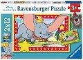Puzzle Disney: Pohádková zvířátka 2x12 dílků