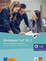 Kompass DaF B2.2 - Hybride Ausgabe - Kurs./Übungsbuch Teil 1+ MP3/Video allango.net + Lizenz (24 Monate)