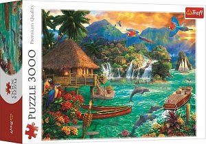 Trefl Puzzle Život na ostrově / 3000 dílků