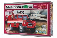 Stavebnice Monti System MS 03 Technický automobil 1:35 v krabici 22x15x6cm