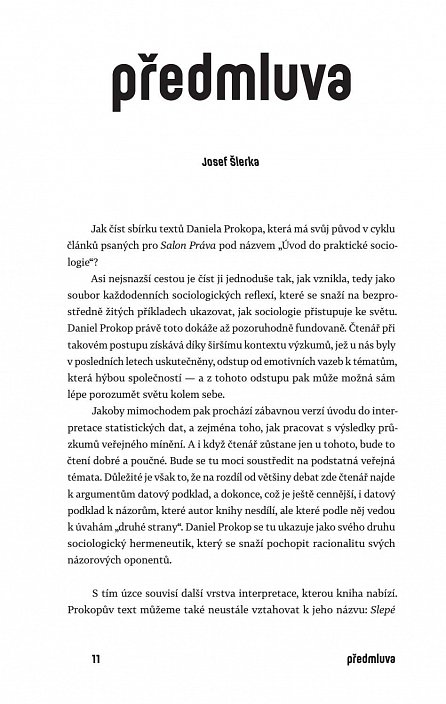 Náhled Slepé skvrny - O chudobě, vzdělávání, populismu a dalších výzvách české společnosti, 1.  vydání