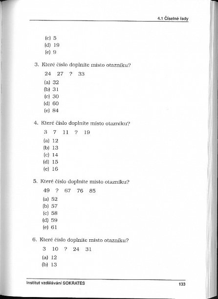 Náhled Testy obecných studijních předpokladů a základy logiky - 1. díl, 11.  vydání
