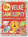 Velké samolepky a omalovánky pro malé ruce Divoká zvířata