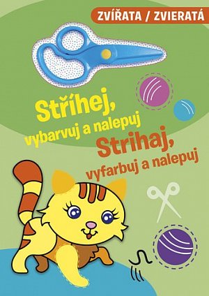 Zvířata - Stříhej, vybarvuj a nalepuj / Zvieratá - Strihaj, vyfarbuj a nalepuj