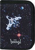 BAAGL Školní penál jednopatrový Pixel Space 