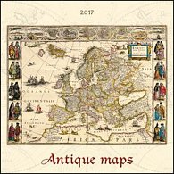 Antique maps 2017 - nástěnný kalendář