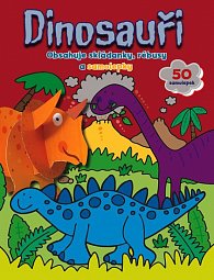Dinosauři - Obsahuje skládanky, rébusy a samolepky