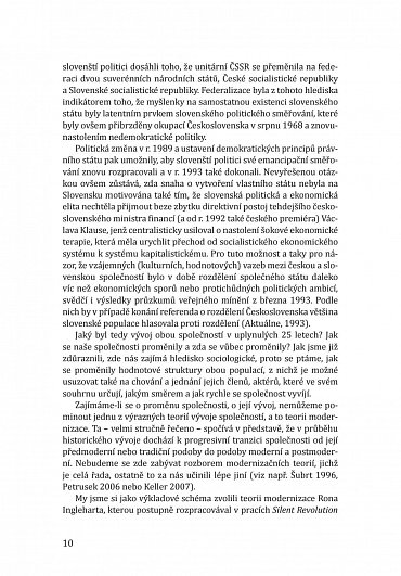 Náhled Odděleně spolu? Česko a Slovensko optikou vývoje hodnot po roce 1991