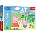 Trefl Puzzle Peppa Pig - Zábava s přáteli / 60 dílků