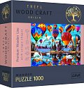Trefl Wood Craft Origin Puzzle Barevné balóny 1000 dílků