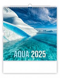 Kalendář nástěnný 2025 - Aqua