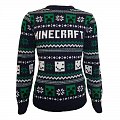 Minecraft vánoční svetr - Jumper Pattern (velikost M)