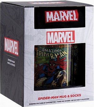Dárkový set Spiderman hrnek + ponožky