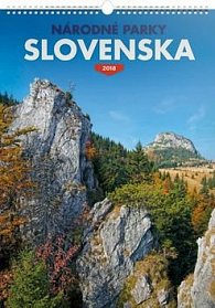 Národní parky Slovenska 2018 - nástěnný kalendář
