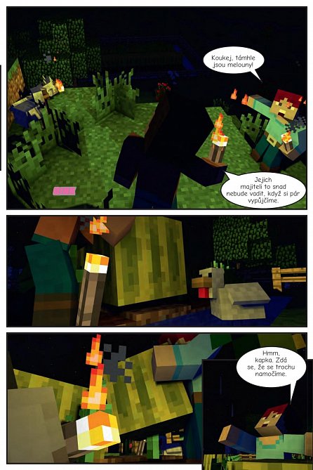 Náhled Pomsta nemrtvých mnichů: Neoficiální megakomiks ze světa Minecraftu 2