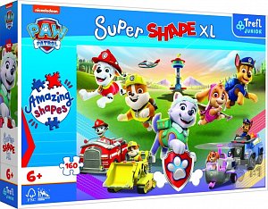 Trefl Puzzle Super Shape XL Tlapková patrola 160 dílků