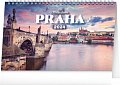 Kalendář 2024 stolní: Praha - Miluju Prahu, 23,1 × 14,5 cm