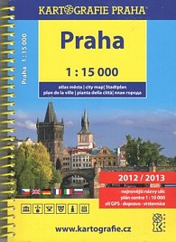 Praha - 1:15 000 atlas města