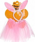 Kostým karnevalový zajíček růžový v sáčku karneval