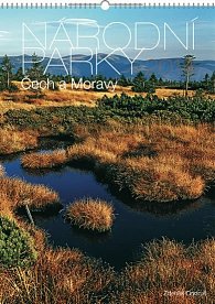Kalendář 2014 - Národní parky Čech a Moravy Zdeněk Ondruš - nástěnný s prodlouženými zády