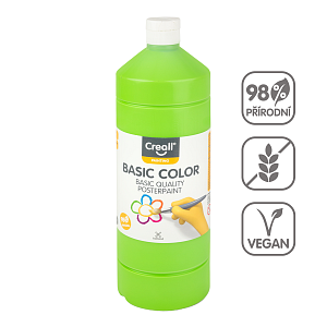 Creall temperová barva, 1000 ml, světle zelená