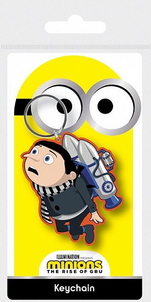 Klíčenka gumová Mimoni/Gru Jetpack