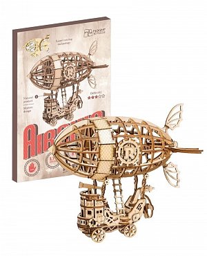 NiXiM Dřevěné 3D puzzle - Vzducholoď