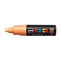 Posca akrylový popisovač PC-7M, 4,5 - 5,5 mm, světle oranžová (s kulatým silným hrotem)