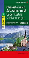 Horní Rakousko-Salzkammergut 1:200 000 / automapa