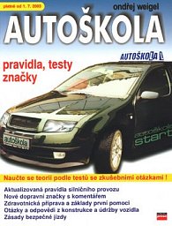 Autoškola - pravidla, testy, značky (platné od 1.7.2003)