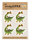 všudyLEPKA vel. 1 -022 - Štika 4x