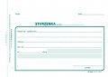 Stvrzenka, A6, 100 listů, NCR