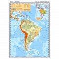 Jižní Amerika - příruční obecně zeměpisná mapa A3/1: 35 mil.
