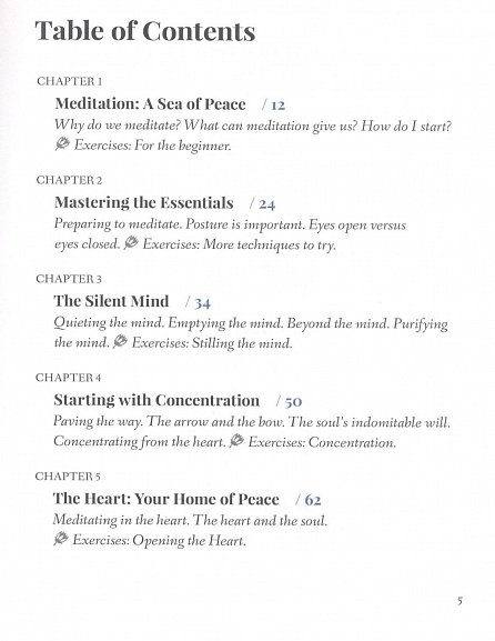 Náhled Meditation, 1.  vydání
