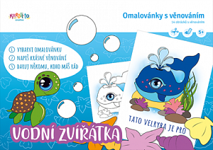 Vodní zvířata / Omalovánky s věnováním