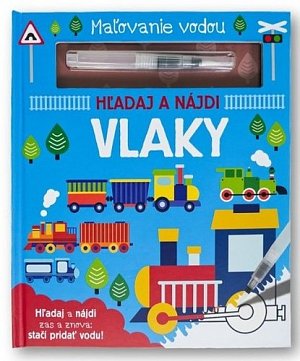 Maľovanie vodou Vlaky