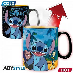 Lilo & Stitch Měnící keramický hrnek (objem 460 ml)