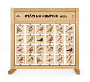 Pexeso zvukové stolní - Ptáci na krmítku