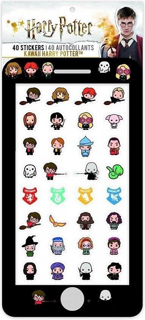 Harry Potter: Samolepky Kawaii - 40 ks