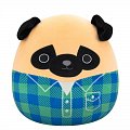 Squishmallows Mops ve flanelové košili Prince 30 cm