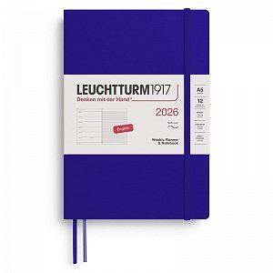 Weekly Planner & Notebook 2026 Medium (A5) Ink