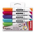Kores K-MARKER Popisovač na bílé tabule, kulatý hrot 3 mm, mix 6 barev