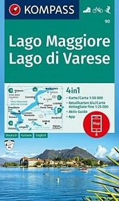 Lago Maggiore, Lago di Varese 1:50 000 / turistická mapa KOMPASS 90, 1.  vydání