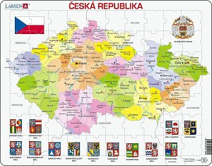 Puzzle MAXI - Mapa Česká republika/56 dílků