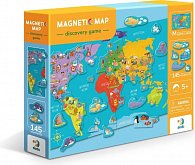 Magnetická hra Mapa světa 118 dílků