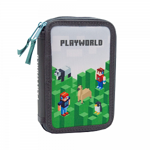 Penál 2 patrový, prázdný - Playworld