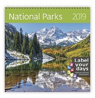 Kalendář nástěnný 2019 - National Parks